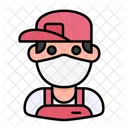 Vendedor Avatar Hombre Icono
