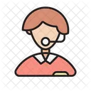 Telemercadeo Soporte Cliente Icono