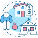 Vender Casa Fim Ícone