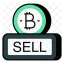 Vender Bitcoin Criptomoneda Cripto Icono