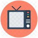 Vintage Television Pantalla Icono