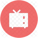 Vintage Television Pantalla Icono