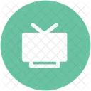 Vintage Television Pantalla Icono