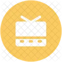 Vintage Television Pantalla Icono