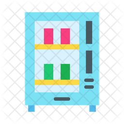 Vending Machine Icon - Download in Flat Style