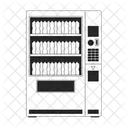 Vending machine with water bottles  アイコン