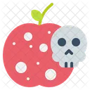 Podrido Venenoso Apple Icono