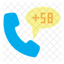 Venezuela Country Code Phone Icon