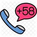 Venezuela Dial Code  Icon