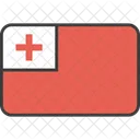 Tonga Pais Bandeira Ícone