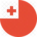 Tonga Bandeira Pais Ícone