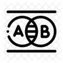 Venn Sets Overlapping Icon