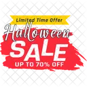 Venta De Halloween Oferta De Halloween Oferta Especial De Halloween Icono