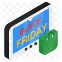 Oferta de viernes negro  Icono