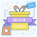 Oferta de viernes negro  Icono