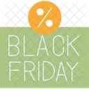 Rebajas Del Black Friday Ofertas Navidenas Icono