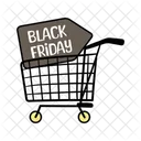 Viernes Negro Rebajas Icono