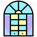 Puerta Abierta Construccion Icono
