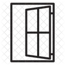 Ventana abierta  Icono