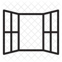 Ventana abierta  Icono