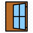 Ventana Abierta Ventana Muebles Icono