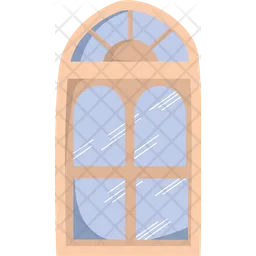 Ventana de vidrio  Icono