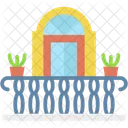 Ventana Arquitectura Veranda Icono