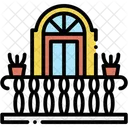 Ventana Arquitectura Veranda Icono