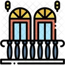 Ventana Arquitectura Veranda Icono