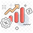 Ventas Crecimiento Oferta Icono