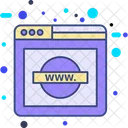 Navegador Web Comercio Electronico Compras En Linea Icono