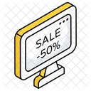 Vente En Ligne Site De Vente Page Web De Vente Icône