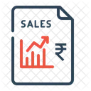 Ventes Croissance Finance Icône