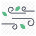 Temps Venteux Automne Venteux Saison Dautomne Icône