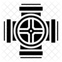 Tropfen Hahn Ventil Symbol