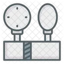 Ventil Steuerung Rohr Symbol