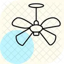 Ventilador de teto  Ícone