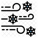 Tormenta De Nieve Nieve Clima Icono