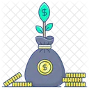 Venture Capital Financing Money Growth Icon