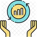 Venture Exchange Analysis Analytics Icon