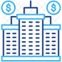 Venture Money Building Icon