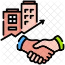 Venture Partnership Acquisition Icon
