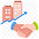 Venture Partnership Acquisition Icon
