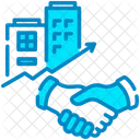 Venture Partnership Acquisition Icon