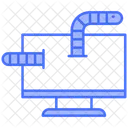 Ver Ordinateur Logiciel Malveillant Icône
