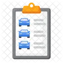Ver Inventario Informe De Automovil Revision De Automovil Icon