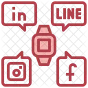 Ver Redes Sociales Redes Sociales Inteligentes Redes Sociales Icon