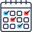 Ereignisse Kalender Datum Symbol