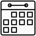 Veranstaltungskalender Kalender Zeitplan Symbol