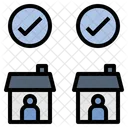 Verantwortung Quarantane Ausgangssperre Icon